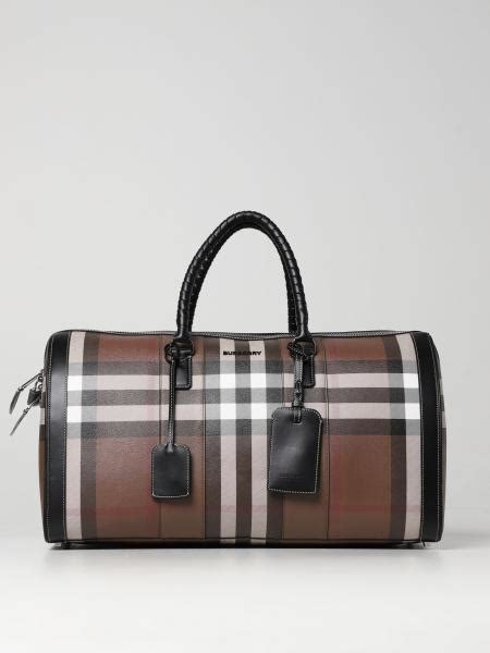 sac de voyage burberry homme|authentic Burberry bag.